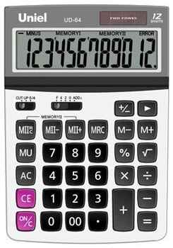 Калькулятор Uniel UD-64 СU266 19848217043886