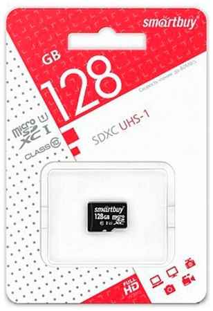 SmartBuy Карта памяти SmartBuy microSDXC Class 10 UHS-I U1 128 GB, чтение: 80 MB/s