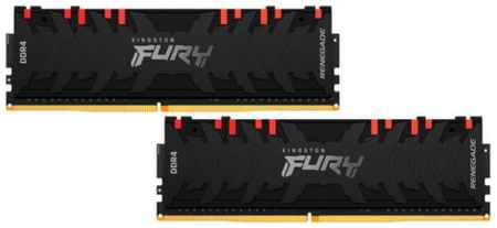 Память DIMM DDR4 16Gb (2x8Gb) PC32000 4000MHz CL19 1.2В Kingston FURY Renegade RGB (KF440C19RBAK2/16)