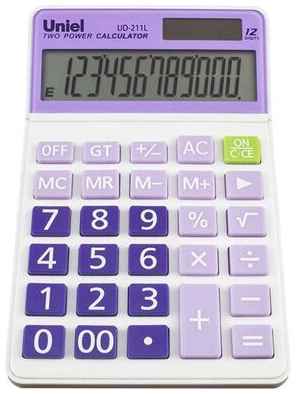 Калькулятор Uniel UD-211L лиловый 19848226502668