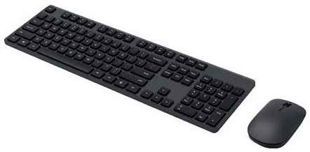 Клавиатура и мышь Xiaomi Mi Wireless Keyboard and Mouse Combo ENG (WXJS01YM) (black) 19848234491073