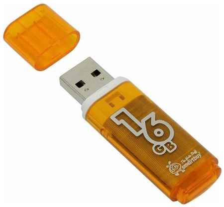 SmartBuy Память Smart Buy ″Glossy″ 16GB, USB 2.0 Flash Drive, оранжевый 19848234620791