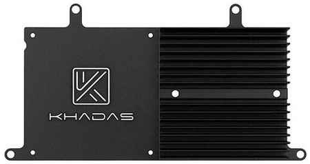 Радиатор Khadas New VIMs Heatsink designed for VIMs, Aluminum, Black, VIMs Thermal Pad, KAHS-V-001 19848237859110
