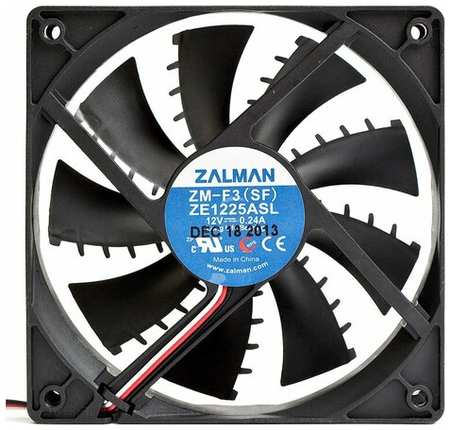 Вентилятор ZALMAN ZM- F3 (SF) (120мм, 23dB, 1200rpm, 3pin) RTL 19848239682020