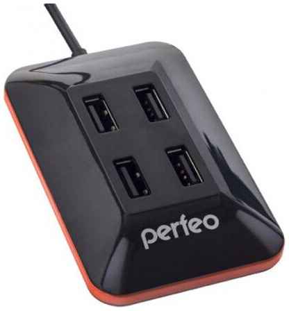 Хаб USB Perfeo PF-VI-H028 4 Ports Black PF_A4527 19848240119657