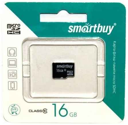 Карта памяти 16 гигабайт micro-sd smartbuy 10 класс 198482401548
