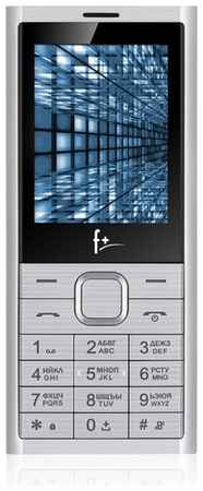 Телефон F+ B280, 2 SIM, серебристый 19848240497512