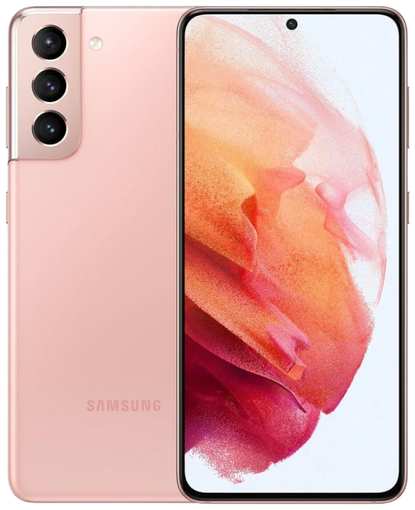 Смартфон Samsung Galaxy S21 5G 8/128 ГБ, Dual: nano SIM + eSIM, Розовый фантом 19848244546963