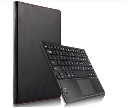 Клавиатура MyPads для Huawei MediaPad T5 10 (AGS2-L09/AL00/W09) съёмная беспроводная Bluetooth в комплекте c кожаным чехлом 19848244599060