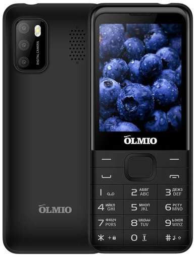 Кнопочный мобильный телефон E29 с большим экраном и мощным аккумулятором / FM, Bluetooth / телефон с большими кнопками / / Olmio