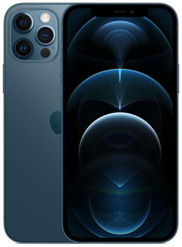 Смартфон Apple iPhone 12 Pro 256 ГБ, nano SIM+eSIM, тихоокеанский синий 19848246856970