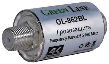 Грозозащита для коаксиального кабеля Green Line GL-862BL диапазон 5-2150 мГц 19848248866657