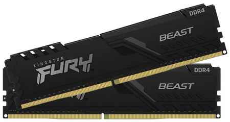 HyperX Оперативная память DIMM 32 Гб DDR4 3600 МГц Kingston Fury Beast (KF436C18BBK2/32) PC4-28800 2x16 Гб