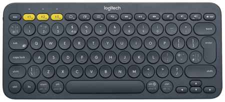 Беспроводная клавиатура Logitech K380 Multi-Device серый, английская/русская (ISO) 19848250902906