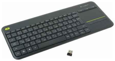 Беспроводная клавиатура Logitech K400 Plus , английская/русская (ISO), 1 шт