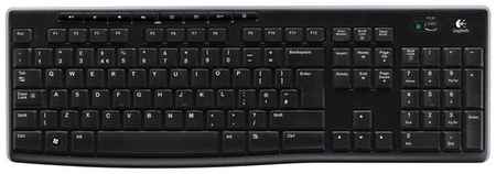 Беспроводная клавиатура Logitech K270 черный, английская, 1 шт 19848250902928