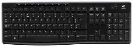 Беспроводная клавиатура Logitech K270 черный, английская 19848250902928