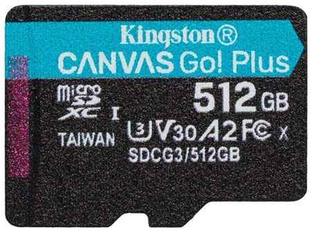 Карта памяти Kingston micro SDXC 512Gb Canvas Go Plus UHS-I U3 A2 (170/90 MB/s) 19848254166573