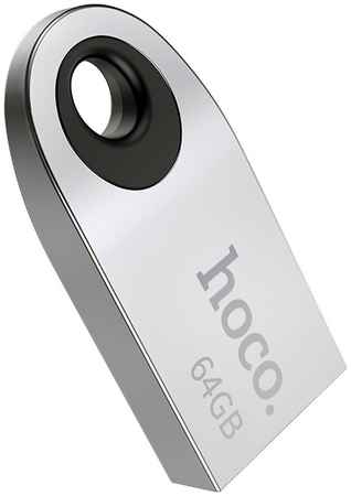 USB флеш-накопитель HOCO UD9 Insightful, USB 2.0, 64GB, серебристый 19848258331896