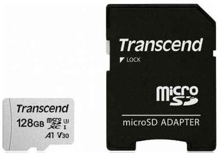 Карта памяти Transcend microSDXC 300S Class 10 UHS-I U3 (95/45MB/s) 128GB + ADP 19848261075546