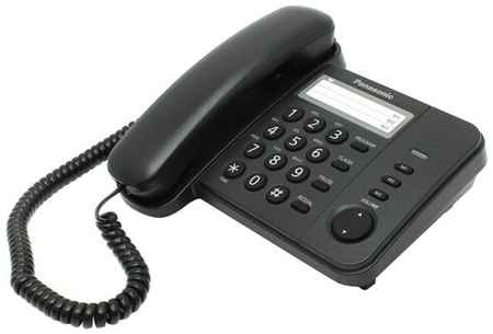 Проводной телефон Panasonic KX-TS2352RUB черный 19848261116314