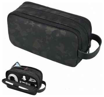 Сумка-органайзер WiWU Salem Travel Pouch Storage Bag Cable Organizer, WiWU, черный камуфляж 19848261346552