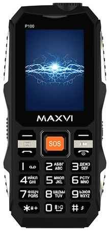 Телефон MAXVI P100, 2 SIM, черный 19848261776380