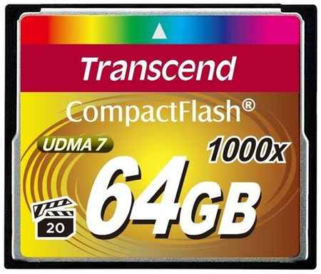 Transcend Карта памяти CompactFlash 1000 64GB