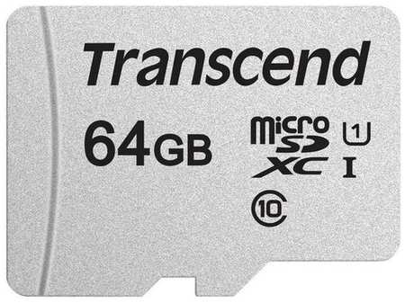 Карта памяти Transcend 300S microSDXC 64Gb UHS-I Cl10 +ад, TS64GUSD300S-A