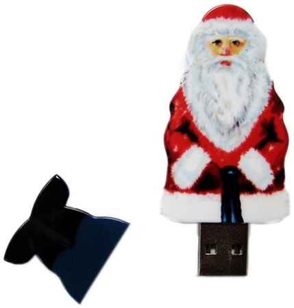 Centersuvenir.com Пластиковая флешка «Дед Мороз» (4 Гб / GB USB 2.0 Santa)