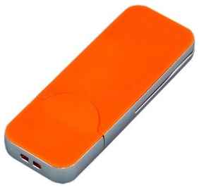 Centersuvenir.com Пластиковая флешка для нанесения логотипа в стиле iphone (32 Гб / GB USB 3.0 Оранжевый/Orange I-phone_style Для подарка детям) 19848270386010