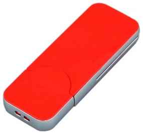 Centersuvenir.com Пластиковая флешка для нанесения логотипа в стиле iphone (16 Гб / GB USB 2.0 Красный/Red I-phone_style PL005) 19848270386655