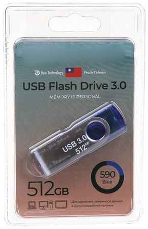 USB Flash Drive 512Gb - Exployd 590 3.0 EX-512GB-590-Blue 19848270918619
