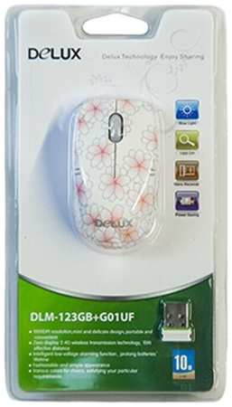 Мышь Delux DLM-123GB, розовый 19848271653456