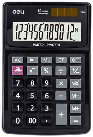 Калькулятор бухгалтерский deli EM04031, черный 19848274019516