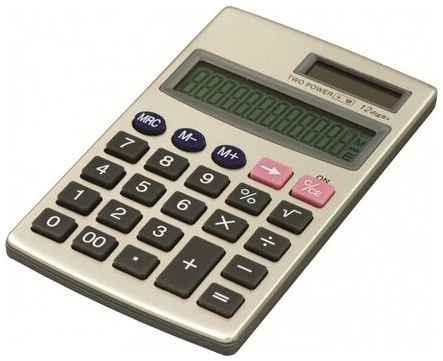 Калькулятор карманный Attache ATC-333-12P 12-ти разрядный серебристый 19848276027333