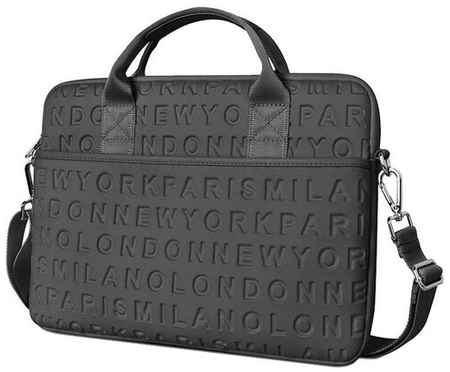 Сумка WIWU Vogue Laptop Slim Bag (with strap) 13.3 Black 19848276549651
