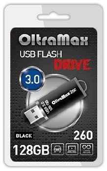 USB флэшка Flash Drive 128Gb - OltraMax 260 black 19848276563813