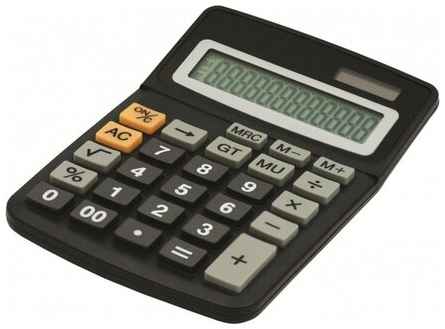 Калькулятор настольный компактный Attache ATC-111-12C 12-ти разрядныйчерн 19848276580951