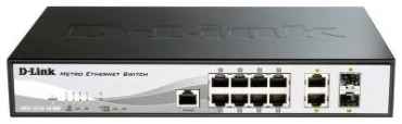 Коммутатор (switch) D-link DGS-1210-10/ME/B2A с 8 портами 19848276985616