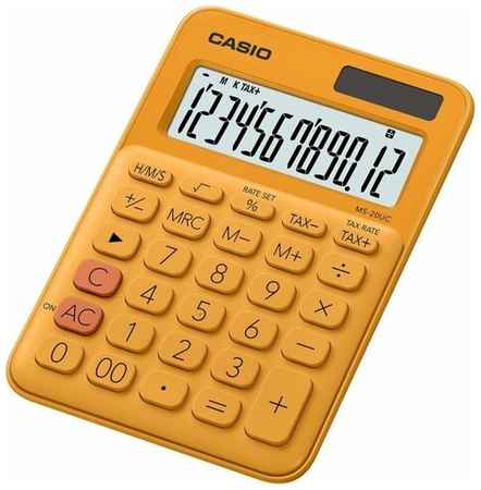 Калькулятор бухгалтерский CASIO MS-20UC, оранжевый 19848278567366
