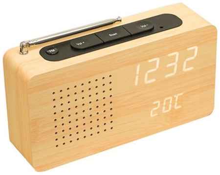Заводские светодиодные цифровые деревянные часы радио-будильник MyPads Premium M153-558 идеальный бизнес подарок любимому мужчине отцу дедушке дя 19848281697398