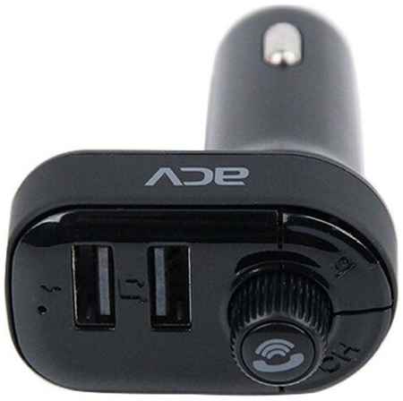 Автомобильный FM-модулятор ACV FMT-118B черный, BT USB (37399) 19848282362551