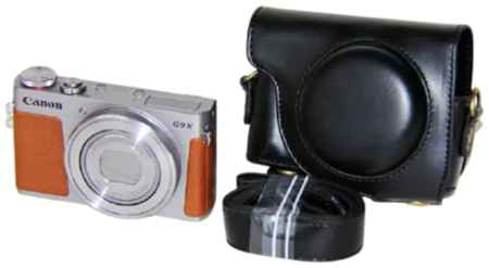 Защитный чехол-сумка-футляр MyPads для фотоаппарата Canon PowerShot G9/ G9 mark II/ s100/ 110/ s120 противоударный усиленный легкий из качественн