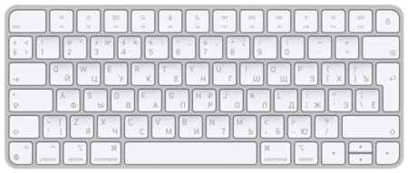 Беспроводная клавиатура Apple Magic Keyboard 2021 (MK2A) Blue Switch, белый/серебристый, английская/русская (ISO), 1 шт 19848283268711