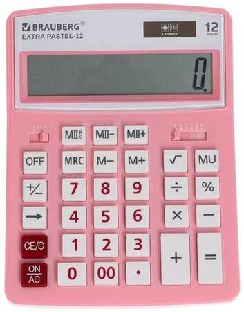 Калькулятор Brauberg Extra Pastel-12-PK 250487 19848284751431