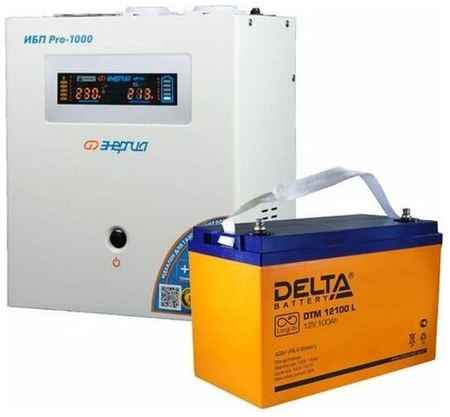 Комплект ИБП + АКБ для котла и циркуляционного насоса (Энергия Pro+Delta 700Вт/100А*ч) 19848287399647