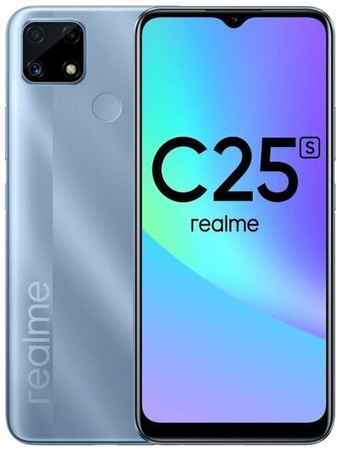 Смартфон realme C25S 4/64 ГБ RU, Dual nano SIM, water blue 19848290543408