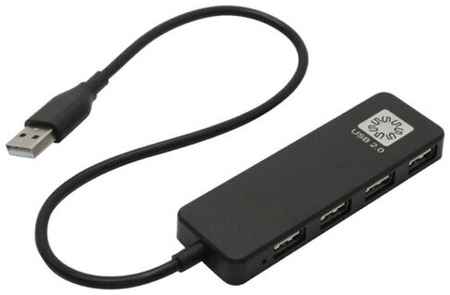 Разветвитель USB 5Bites HB24-209BK хаб - концентратор 4 порта USB2.0