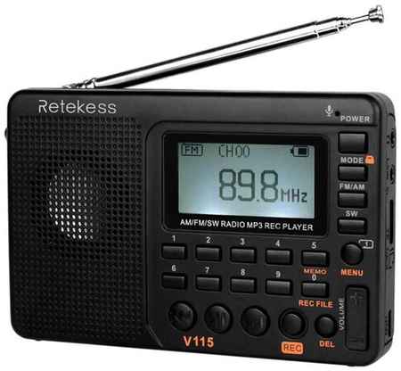 Радиоприемник Retekess V115 (AM, FM, SW) 19848294386104